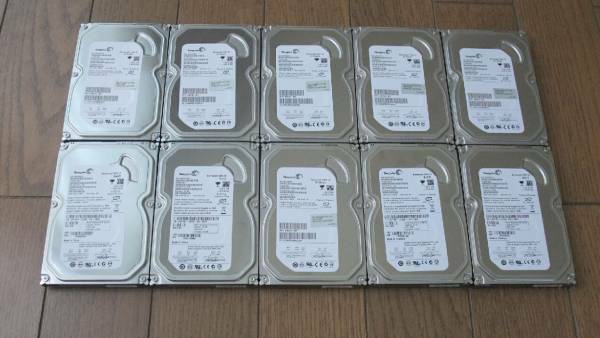 ■10台セット 500G×10/Seagate/ST500DM002等/SATA/crystaldiskinfo【正常】/送料無料