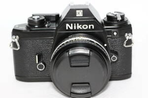 【美品】Nikon ニコン EM フィルムカメラ + レンズ 50mm 1:1.8　動作確認済み