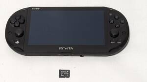 【動作確認済み】SONY ソニー PlayStation Vita ヴィータ本体 PCH2000　メモリーカード4GB付き！