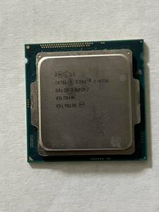 動作品 Intel Core i7 4790 3.60GHz Haswell LGA1150 インテル CPU 即時支払いできる方限定 特価！