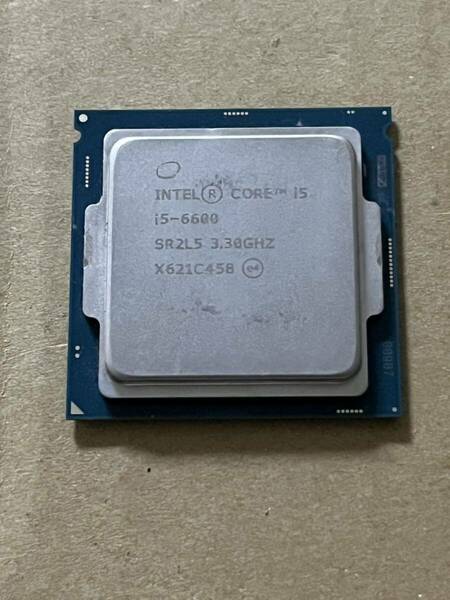 動作品 Intel Core i5 6600 3.30GHz LGA1151 インテル CPU 即時支払いできる方限定 特価