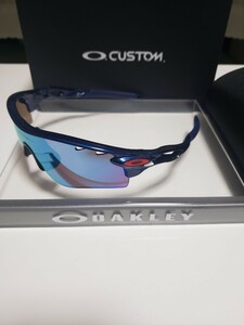 OAKLEY レーダーロック カスタム サングラス プリズム偏光 サファイアポラライズド