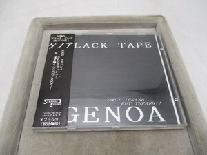 CD　ゲノア　ブラック・テープ　GENOA　BLACK　TAPE