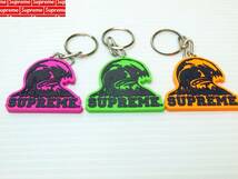 Supreme シュプリーム Wave Keychain Pink/Orange/Green 2011SS ウェイブ・キーチェーン ピンク/オレンジ/グリーン 3個セット 新品未使用品_画像1