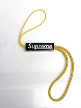 Supreme シュプリーム 09FW Cell Phone Strap Black フォン・ストラップ 携帯ストラップ ブラック 新品未使用 Box Logo ボックスロゴ レア!_画像2