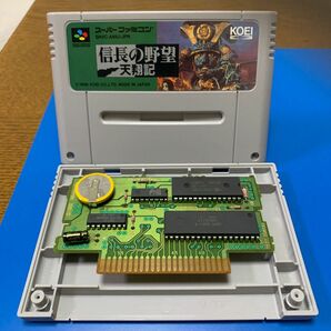 信長の野望　天翔記　スーパーファミコンソフト　電池交換済　コンデンサ交換済　管理S