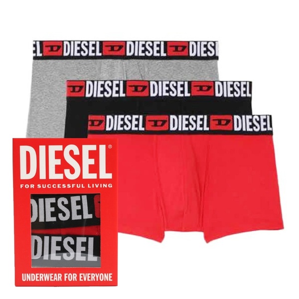 【新品】ディーゼル DIESEL ボクサーパンツ 00ST3V-0DDAI-E5326-M メンズ ブラック 3枚セット 下着