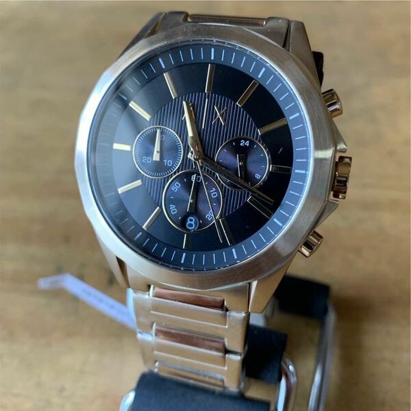 アルマーニエクスチェンジ ARMANI EXCHANGE 腕時計 メンズ AX2611 クォーツ ブラック ゴールド