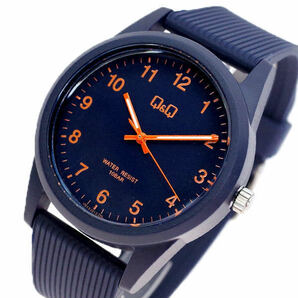 【新品】シチズン CITIZEN 腕時計 メンズ レディース VS40-012 Q&Q クォーツ ネイビー