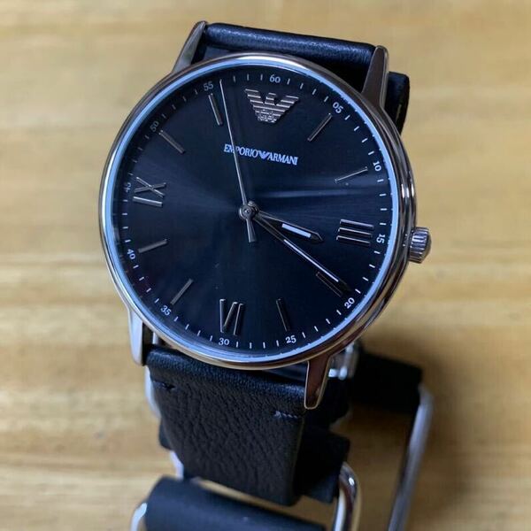 【新品】エンポリオアルマーニ EMPORIO ARMANI クオーツ メンズ 腕時計 AR11013 ブラック ブラック