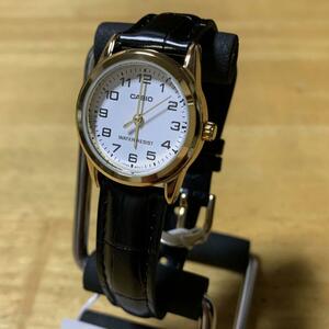 【新品・箱なし】カシオ CASIO クオーツ レディース 腕時計 LTP-V001GL-7B ホワイト