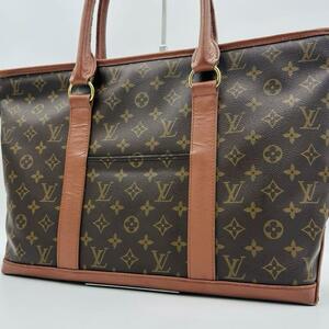 美品/廃盤品 LOUIS VUITTON ルイヴィトン モノグラム サック ウィークエンド GM トートバッグ M42420 LV A4 メンズ レディース ビジネス