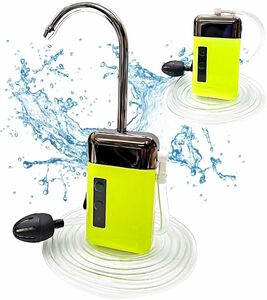 センサー エアポンプ アウトドアポンプ 水槽用 釣り用 屋外用 電動 小型 水槽 蛇口 USB 充電式 チューブ 小型 釣り 電動