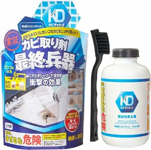 単品 単品 リベルタ 髪の毛も溶かすカビ取り剤 【ガンコすぎる最強カビ専用】500ml カビダッシュ特濃ストロングジェル 排水口 