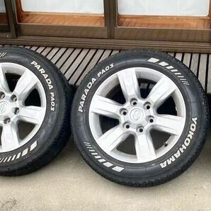 プラド 純正アルミ 265/65R17 4本セット 7.5J +25 6H 139.7トヨタ 純正 ホイール◎中古の画像1