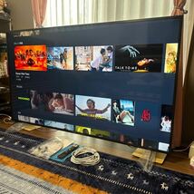 【超美品】SONY BRAVIA 75v型/KJ-75X8000H/Android 4K液晶TV/2020年/YouTube Netflix Amazon prime.Disney +等/ネット動画対応/無線LAN内蔵_画像7