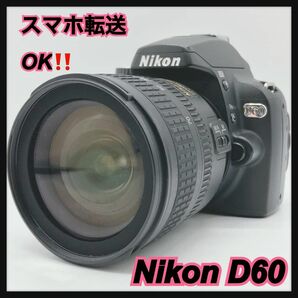 スマホ転送OK! Nikon ニコン 一眼レフカメラ D60 レンズセット #1421