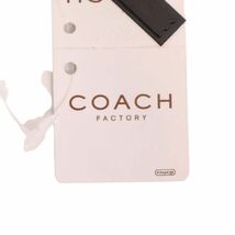 【新品 未使用】 COACH コーチ 通年 シグネチャー柄 リバーシブル シルク100% スカーフ Sz.F　レディース　E4G00381_4#U_画像7