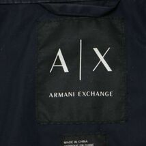A|X ARMANI EXCHANGE アルマーニ エクスチェンジ 通年 ダブルジップ ジャケット ブルゾン Sz.S　メンズ ネイビー　E4T00931_5#O_画像5