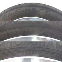 ☆バリ山☆ZF1 CR-Z☆ 5H 114.3 6J +45 16インチ HONDA ホンダ純正 アルミホイール タイヤ 195/55R16 YOKOHAMA 4本_画像6