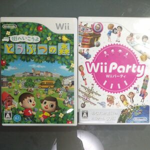 【Wii】 街へいこうよ どうぶつの森 （ソフト単体版）と Wiiパーティー