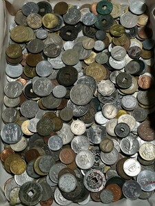 古銭 まとめ 約1.8kg 硬貨 コイン 外国銭 貨幣 アメリカ 中国 外国 外国コイン ヨーロッパ