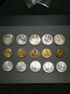 牡丹1元 梅花5角 菊花1角 中国 中華人民共和国 古銭 まとめ 硬貨 外国コイン アンティークコイン コレクション