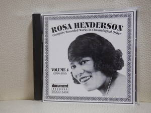 [CD] ROSA HENDERSON / VOL.4