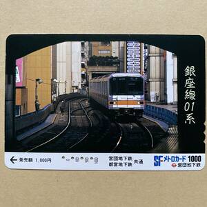 【使用済】 メトロカード 営団地下鉄 東京メトロ 銀座線01系