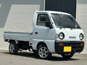 ☆札幌発☆H6　Suzuki　Carrytruck　地区Limited edition　V-DD51T　4MT 4WD　13 InchAfter-marketAW着用　一時de-registration済み Must Sell￥1,000start☆8586