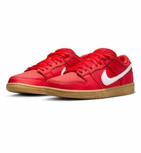 Nike SB Dunk Low Pro ISO University Red Gum FJ1674-600 28.5cm US10.5 ナイキ ダンク レッドガム 送料無料 新品 黒タグ付 スケショ当選