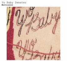 Supreme 24SS Week13 Yo Baby Sweater Mulicolor Large シュプリーム セーター 送料無料 新品未使用 オンライン購入 全タグ ステッカー付き_画像3