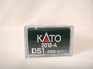 KATO 2016-A D51 498 （副灯付）カトー Nゲージ　 蒸気機関車