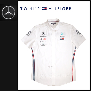 【非売品】 メルセデスAMG F1 支給品 ピットシャツ M トミーヒルフィガー ★ルイス・ハミルトン ボッタス