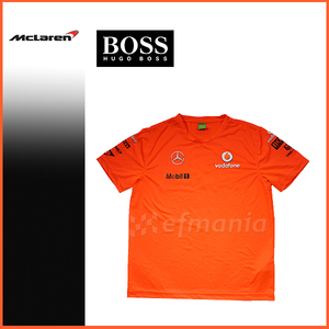 【非売品】 2013 マクラーレン・メルセデス F1 支給品 ウィナーTシャツ M HUGO BOSS★バトン ペレス