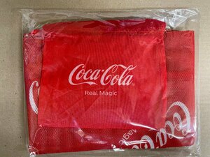 コカ・コーラー　メッシュマルシェバッグ　材質：ポリエステル　サイズ：400×300×12mm　エコバッグ　レッド 1点 送料無料