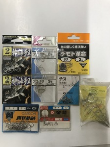 [ 針 チヌ] 神の海 2号 白/ プロ 2・3号/ 川せみ 鋼/ チモト革命/ ゴーセン 改良型 3号/ だんご仕掛 大/ 金龍 5号　7種8点 送料無料 H90