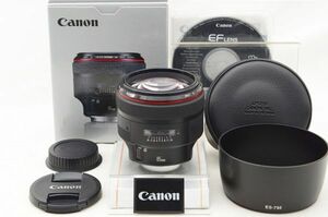 ☆美品☆ Canon キャノン EF 85mm F1.2 L Ⅱ USM 元箱 付属品 ♯24042402