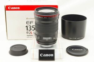 ☆極上美品☆ Canon キャノン EF 135mm F2 L USM 元箱 付属品 ♯24051411