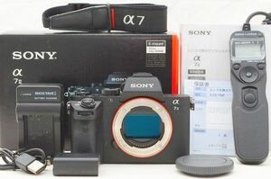 * finest quality beautiful goods * Sony Sony α7Ⅱ body ILCE-7M2 original box accessory Shot number barely 4,500 sheets rom and rear (before and after)! #24051407