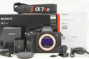 ☆極上美品☆ Sony ソニー α7RⅣ ボディ ILCE-7RM4 元箱 付属品 Shot数 僅か 2,200枚前後！ ♯24052401