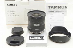 ☆極上美品☆ TAMRON タムロン 10-24mm F3.5-4.5 Di Ⅱ VC HLD B023 元箱 付属品 Nikon用 ♯24052605