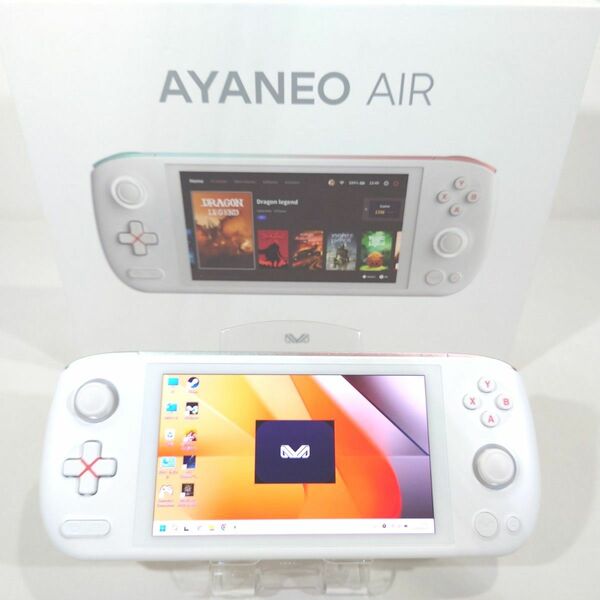 【美品】AYANEO Air ホワイト 5.5インチ 512GB 16GB Ryzen5 5560U 軽量モバイルゲーミングPC