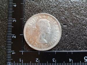 銀貨 オーストラリア 1シリング 1954 エリザベス2世 豪州 羊の銀貨