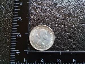 銀貨 オーストラリア 3ペンス 1960 エリザベス2世 豪州