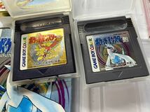 ゲームボーイ ポケットモンスター 金 銀 電池切れ_画像9