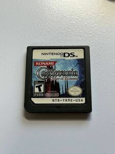 DS キャッスルヴァニア　奪われた刻印　Castlevania order of Ecclesia ソフトのみ 海外