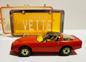 ホットウィール激レア！1円スタートHotWheels 1988 HOT WHEELS PARK 'N PLATES ’80S CORVETTE (VETTE)