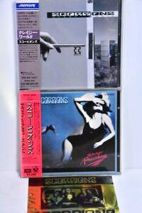 【国内盤2枚セット】スコーピオンズ / サヴェイジ・アミューズメント （ステッカー付）/ クレイジー・ワールド / SCORPIONS 洋楽ロック