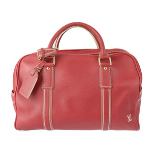  прекрасный товар LOUIS VUITTON Louis Vuitton Carry все M95140 сумка "Boston bag" tobago кожа красный белый [ подлинный товар гарантия ]